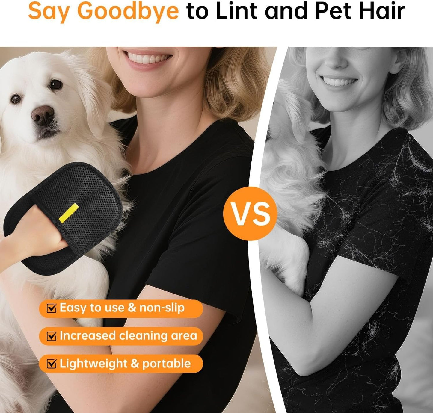 Pet Hair Remover Gloves