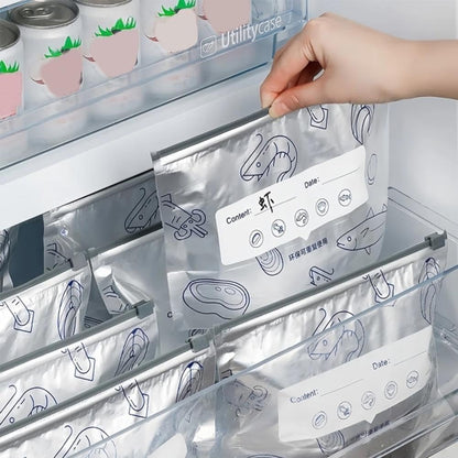 Reusable Aluminum Food Storage Bag Pack of 10