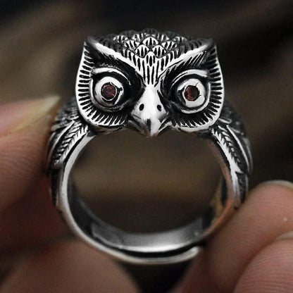 Saizen Unique Owl Design Ring