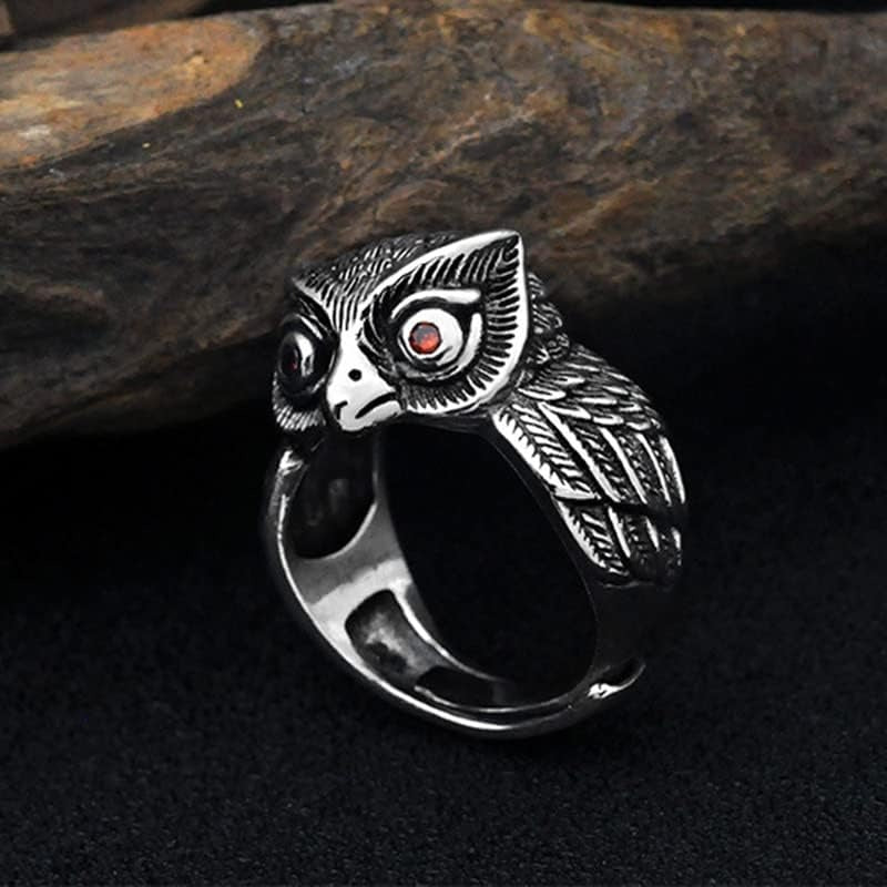 Saizen Unique Owl Design Ring