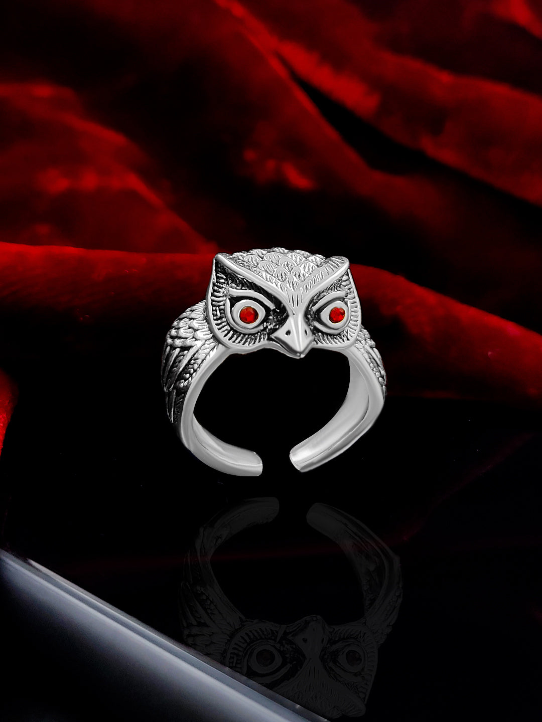 Saizen Unique Owl Design Ring