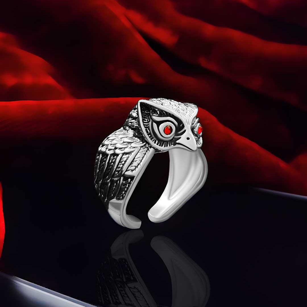 Saizen Unique Owl Design Ring