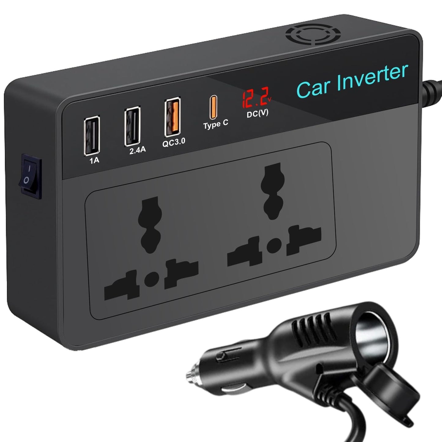 Retractable 4 In 1 Car Charger