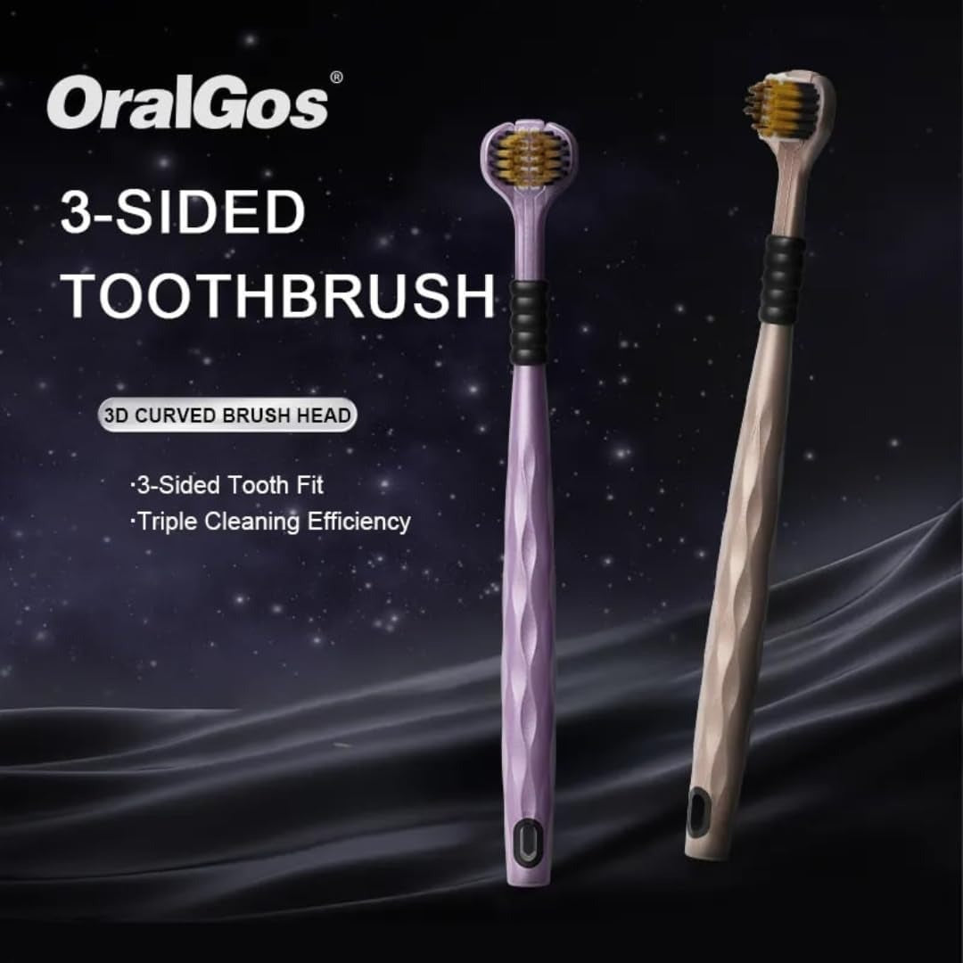 3 Sided Toothbrush