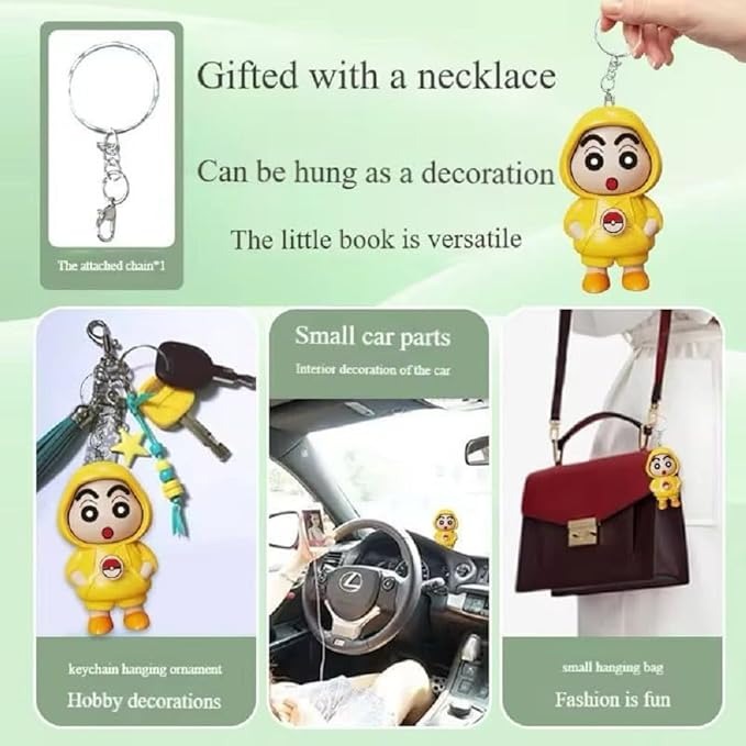 Shinchan Face Changing Keychain 