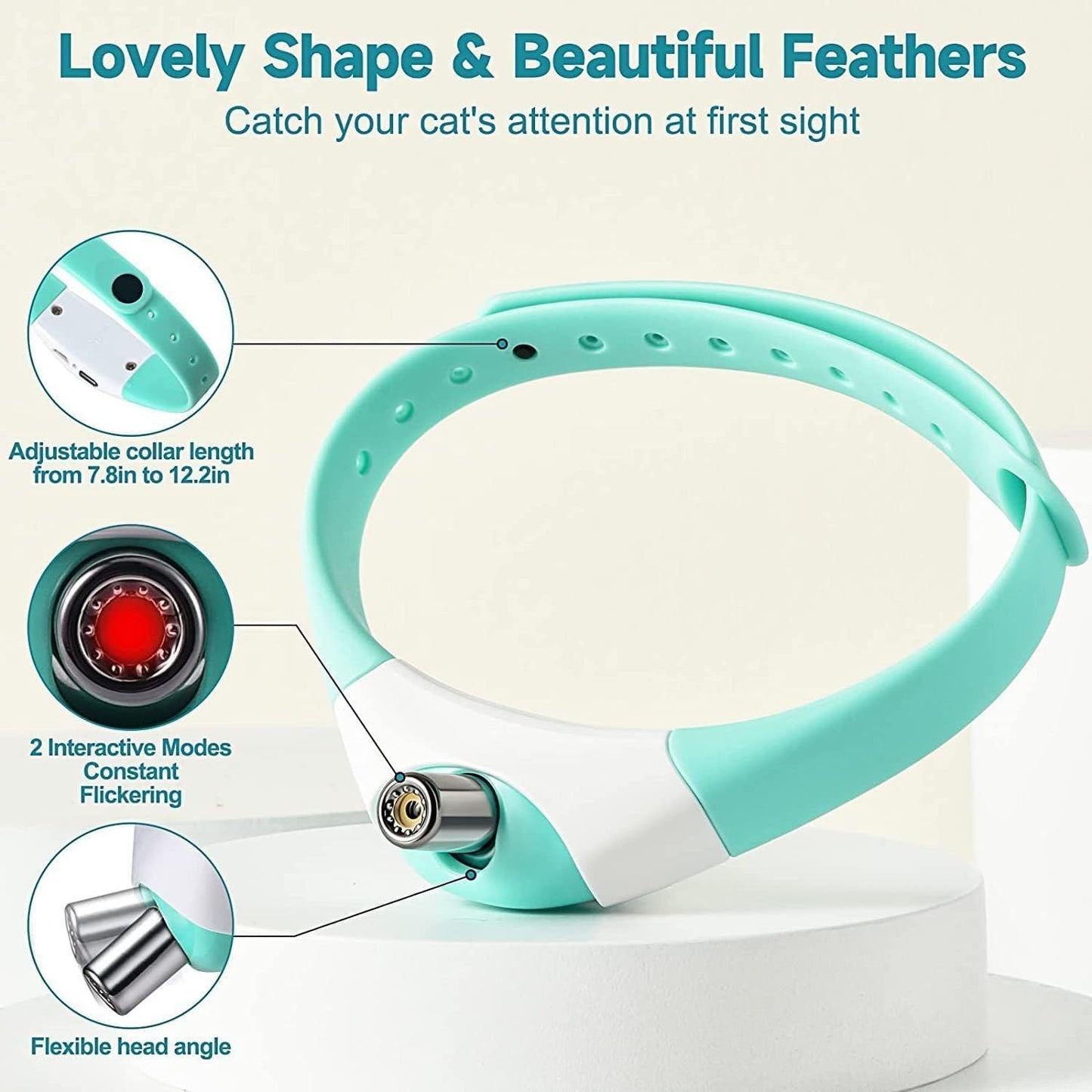 Wearable Cat Collar Laser Toy
