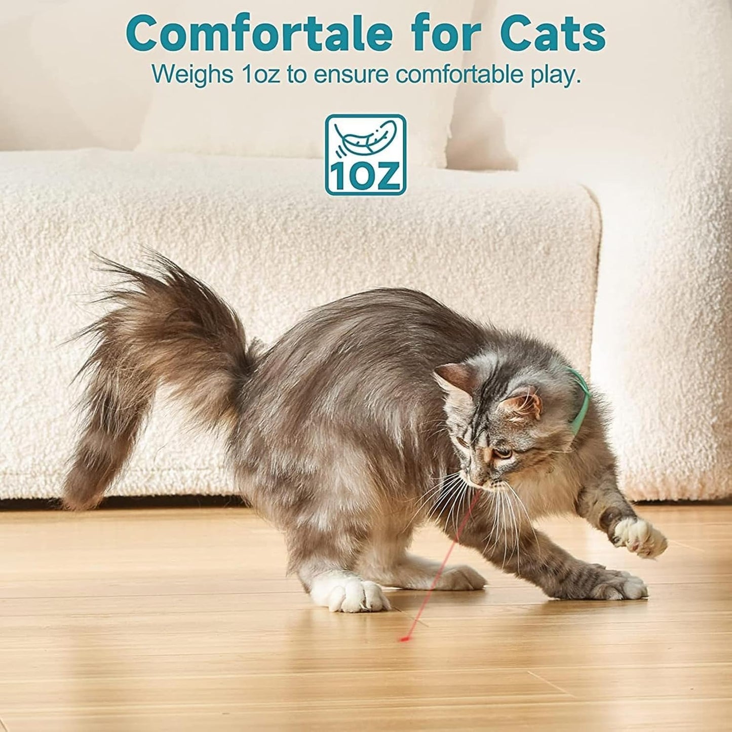 Wearable Cat Collar Laser Toy