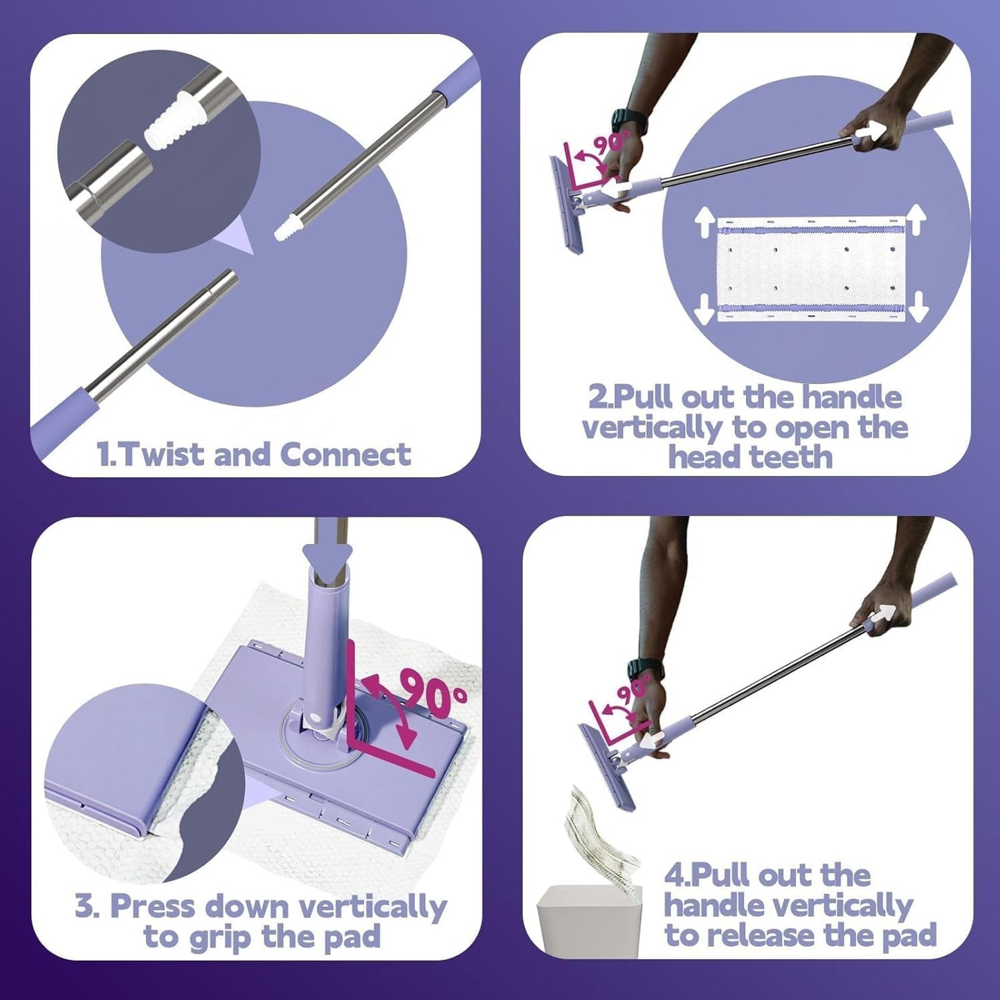 Automatic Cloth Changing Mop