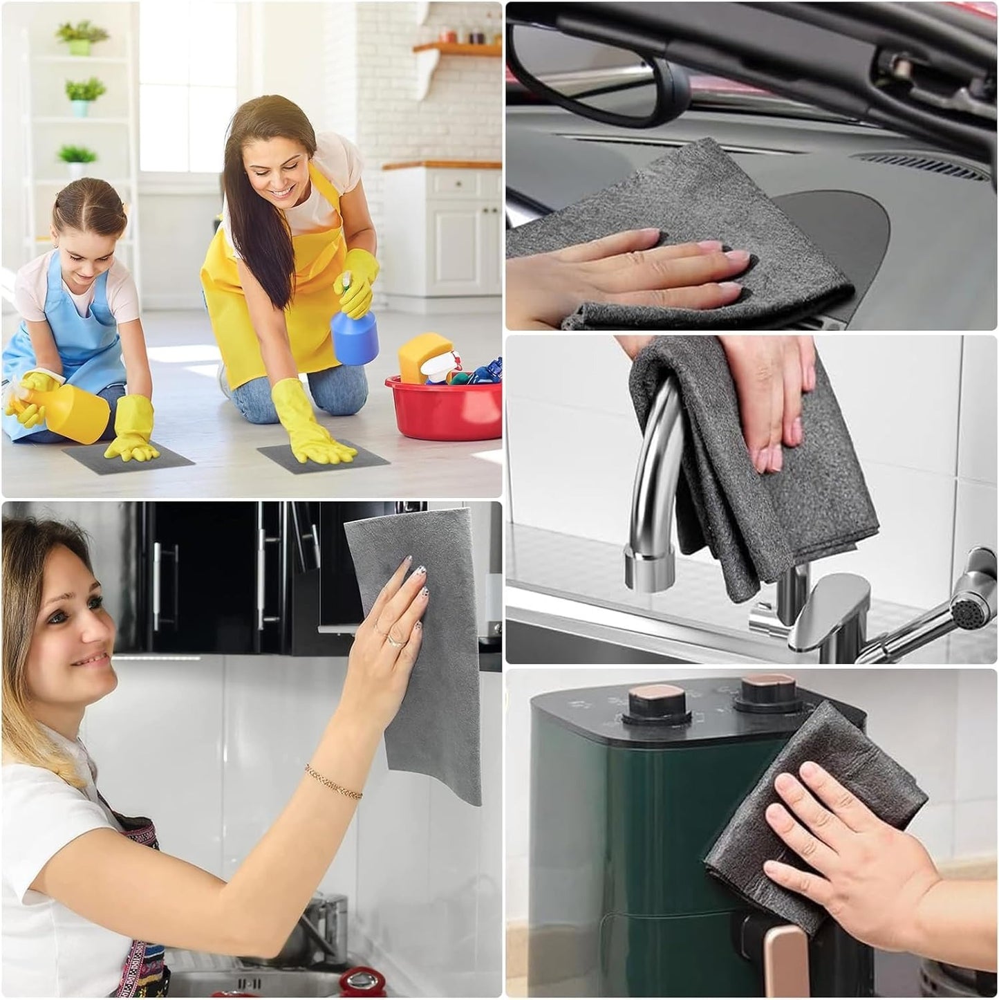 Magic Cleaning Cloth [3Pcs]